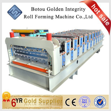 Double Layer Tile Forming Machine Type and New Condition roof tile machine